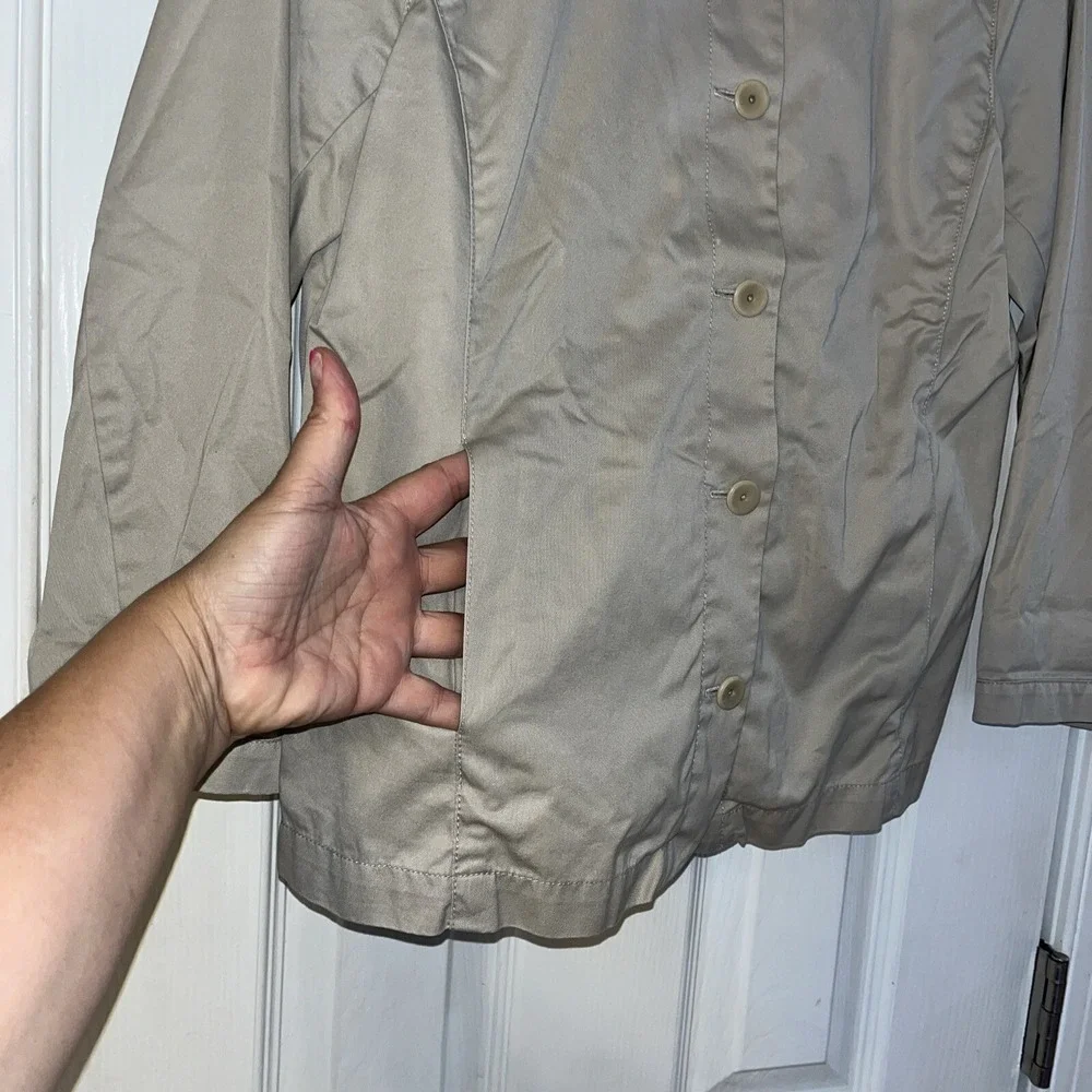 Eileen Fisher Extra Small Jacket Blazer Beige